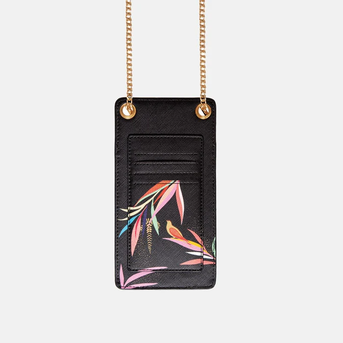 Black Bamboo Phone Pouch