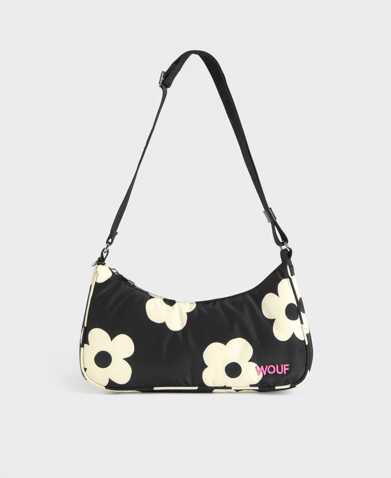 Night Daisy Shoulder Bag