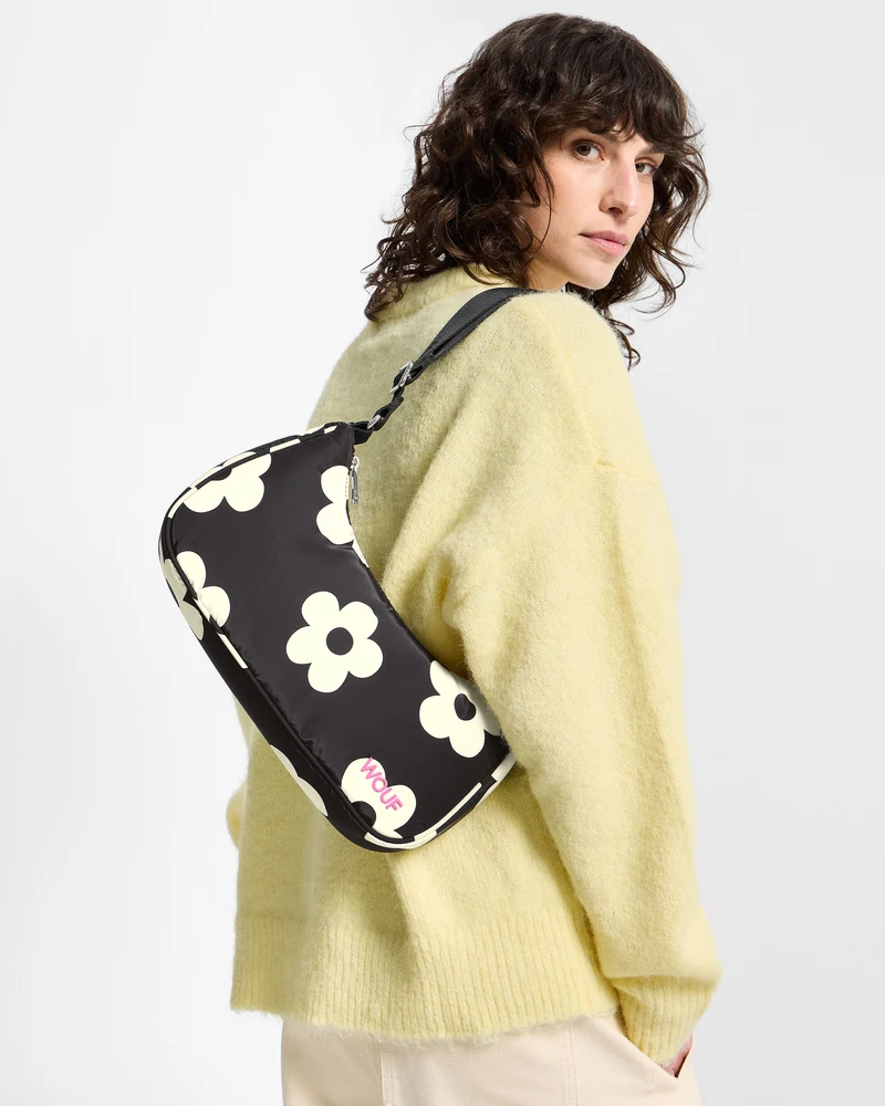 Night Daisy Shoulder Bag