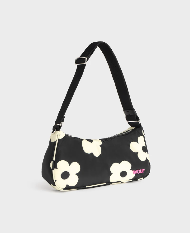 Night Daisy Shoulder Bag