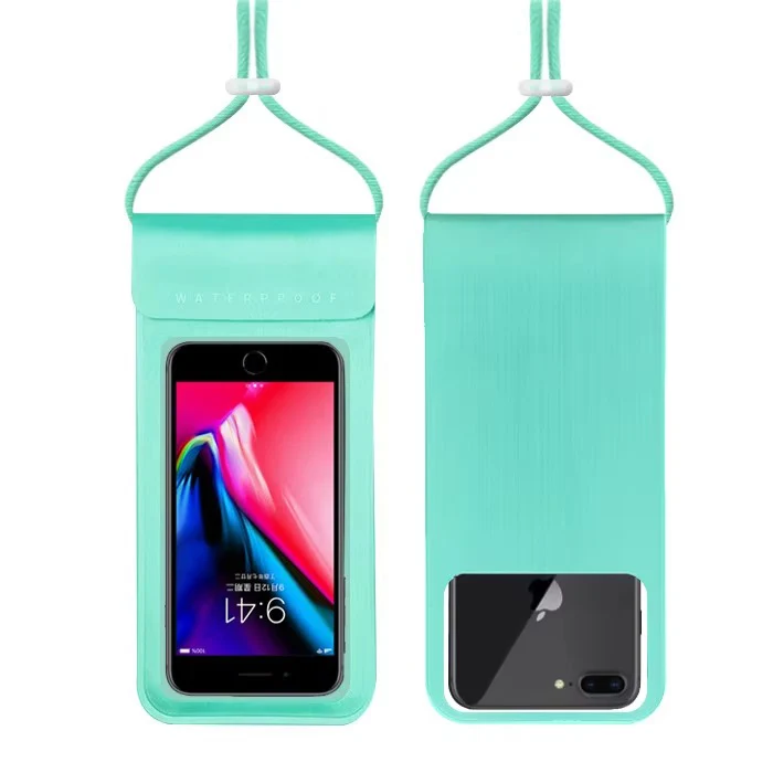 Pochette Étanche téléphone et clef- IPX8 waterproof 30 m – TPU Haute Résistance, Tactile & Photo – Tour de Cou / Bandoulière Réglable