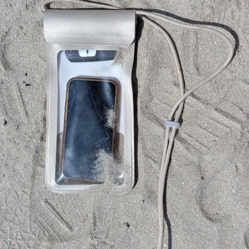 Pochette Étanche téléphone et clef- IPX8 waterproof 30 m – TPU Haute Résistance, Tactile & Photo – Tour de Cou / Bandoulière Réglable