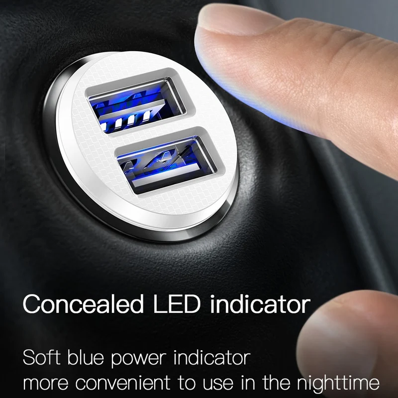 Mini USB Car Charger For Mobile Phone Tablet
