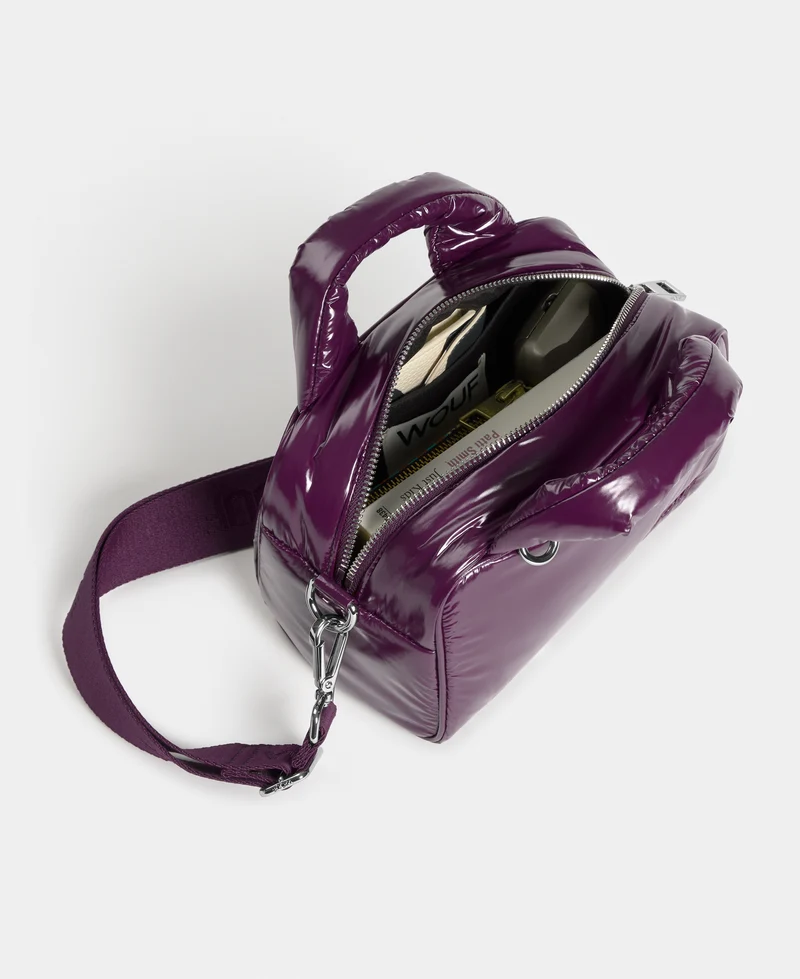 Plum Bowling Bag