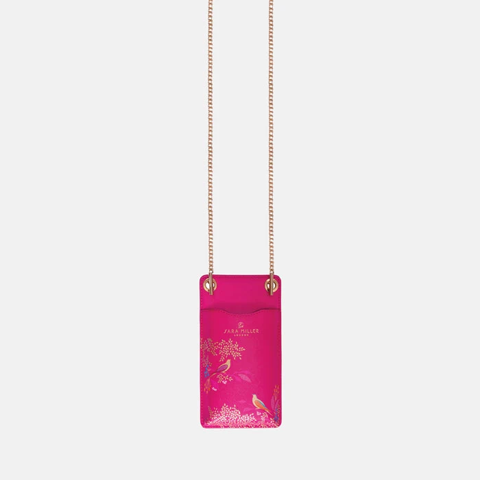 Pink Birds Phone Pouch