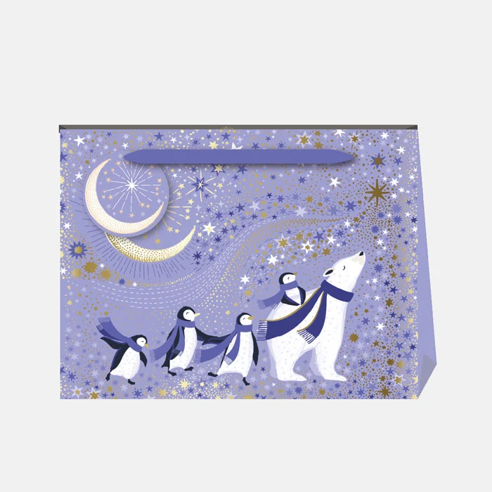 Polar Parade Landscape Medium Gift Bag