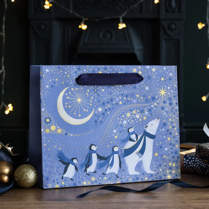 Polar Parade Landscape Medium Gift Bag