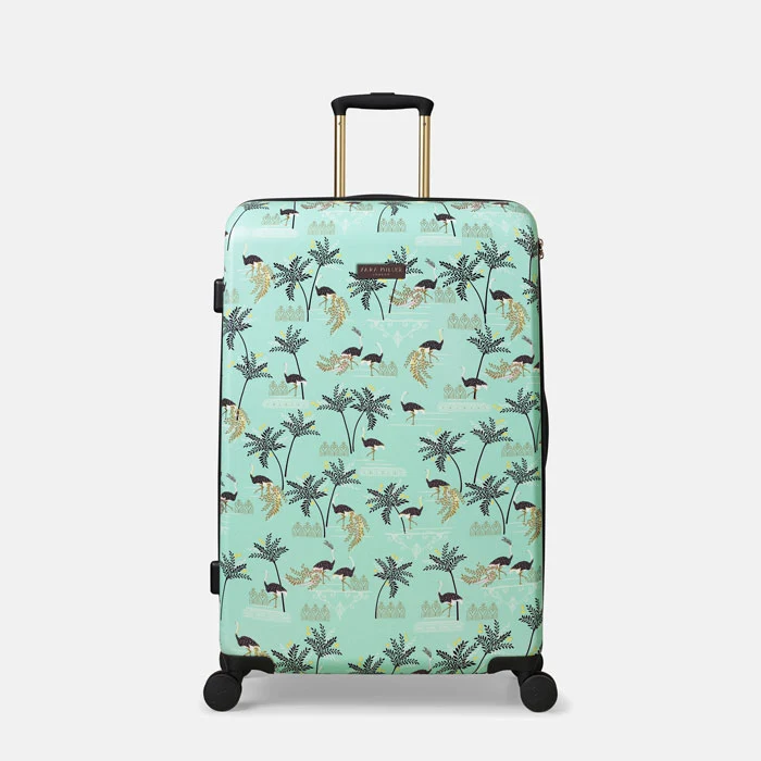 Mint Ostrich & Palms Cabin, Medium & Large Bundle
