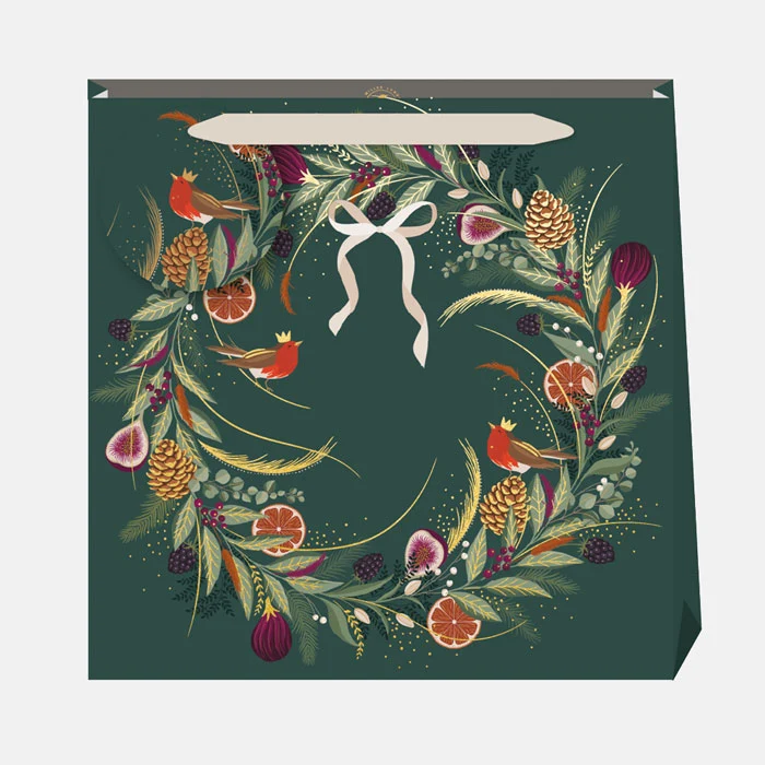 Fig & Wreath Large Gift Bag