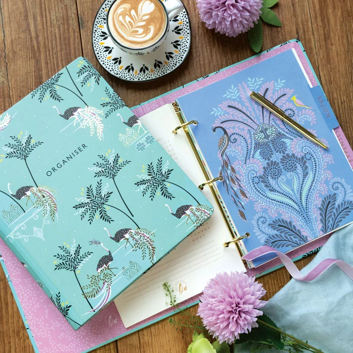 Ostrich & Palms Organiser