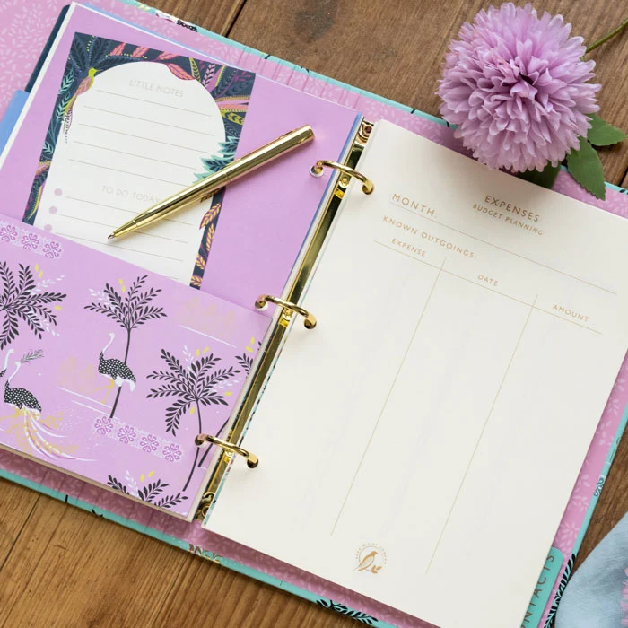 Ostrich & Palms Organiser