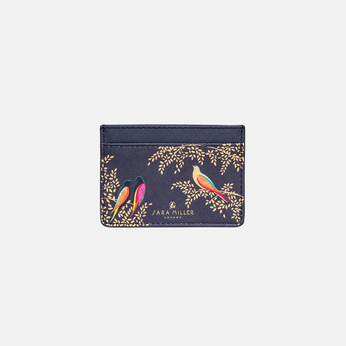 Smokey Blue Birds Card Holder