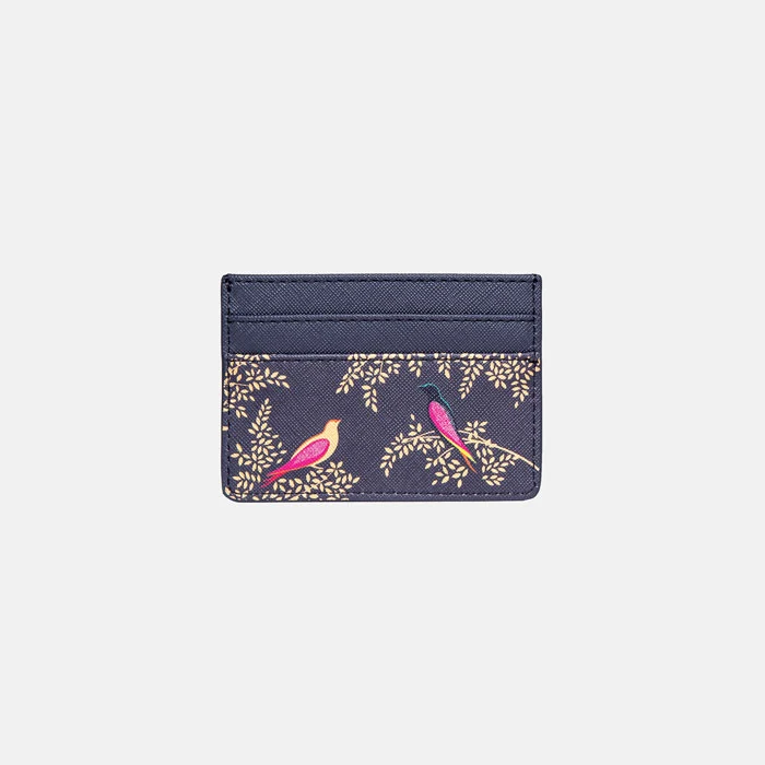 Smokey Blue Birds Card Holder