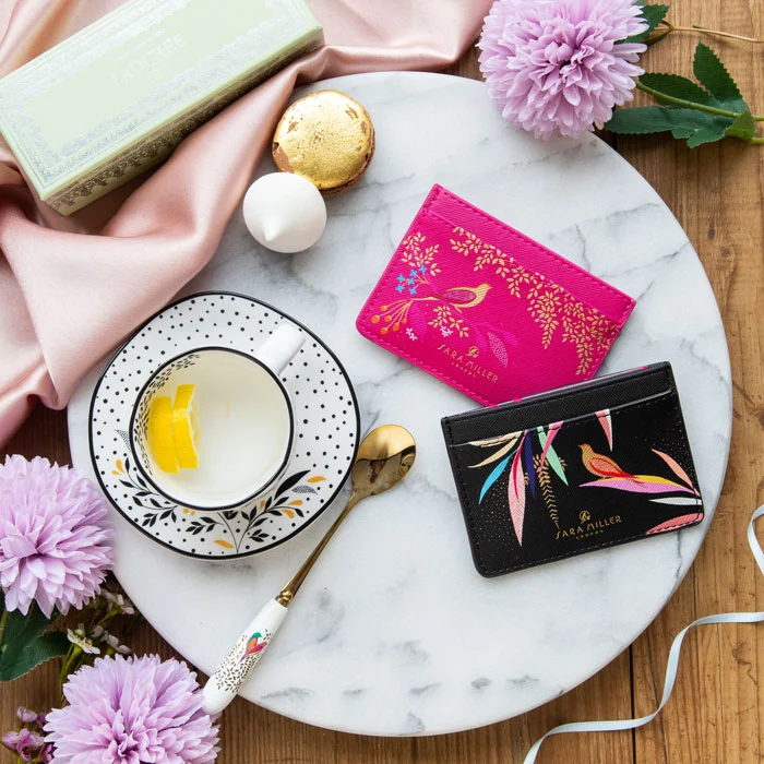 Black Bamboo Card Holder