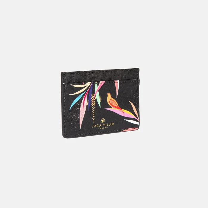 Black Bamboo Card Holder