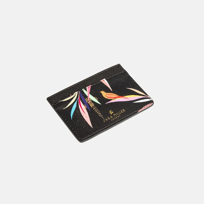 Black Bamboo Card Holder