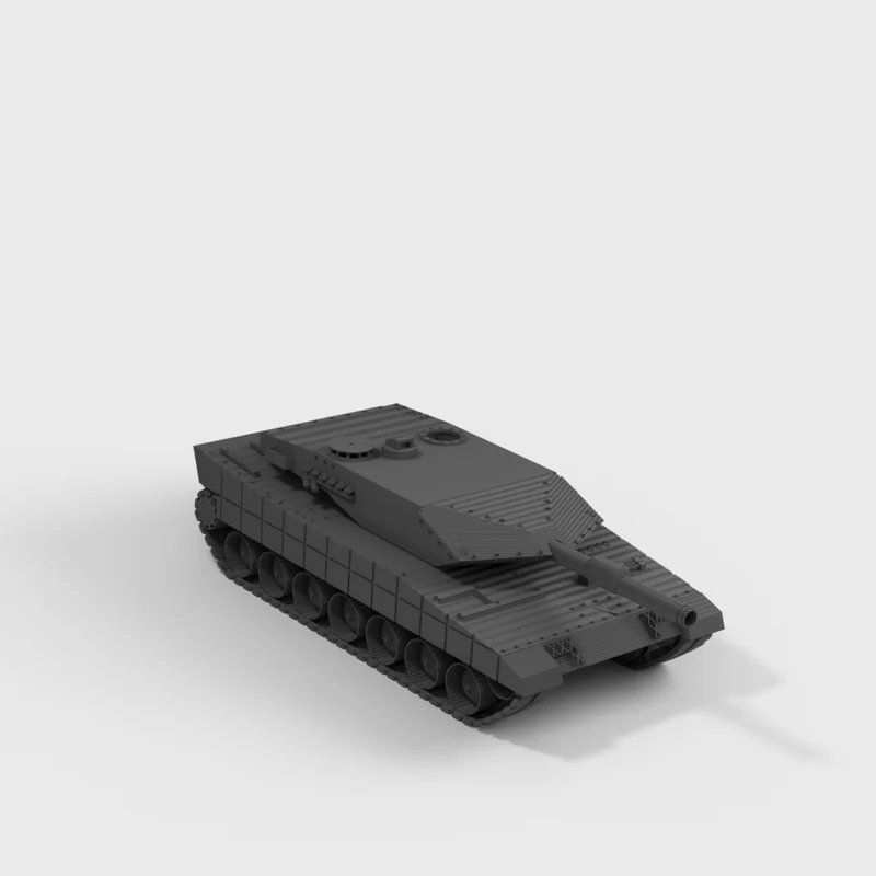 Miniature de char Leopard 2A6 pour tabletop