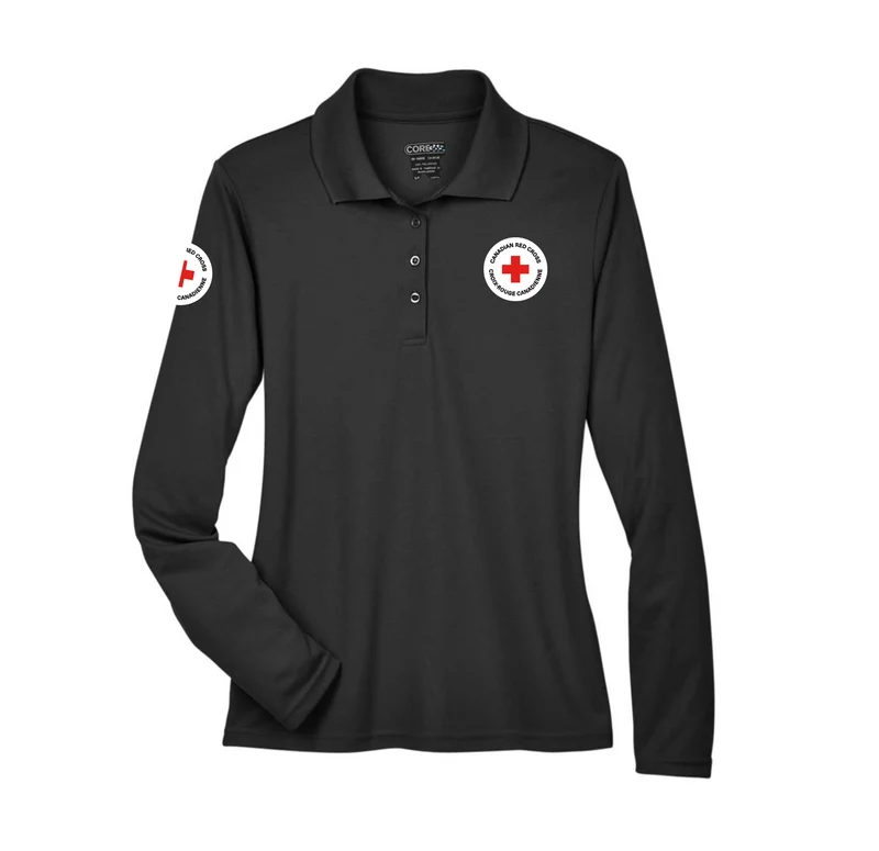 Ladies L/S Pique Polo