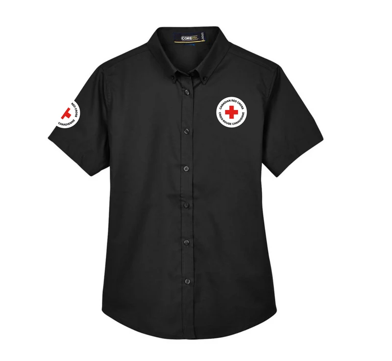 Ladies 65/35 Short Sleeve EZ care shirt