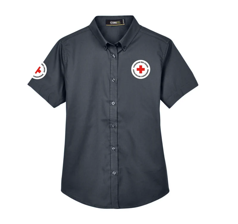 Ladies 65/35 Short Sleeve EZ care shirt