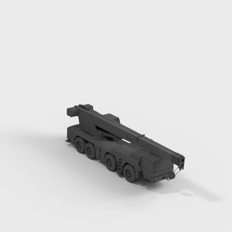Modèle de grue mobile militaire allemande Liebherr LTM 1090-4.2