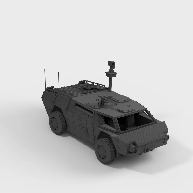 Fennek opklaringskøretøj fra Bundeswehr til wargaming