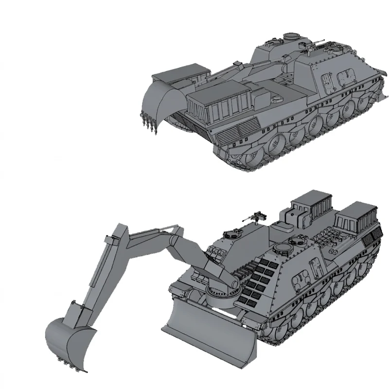 Véhicule d'ingénierie blindé AEV3 Kodiak Bundeswehr miniature