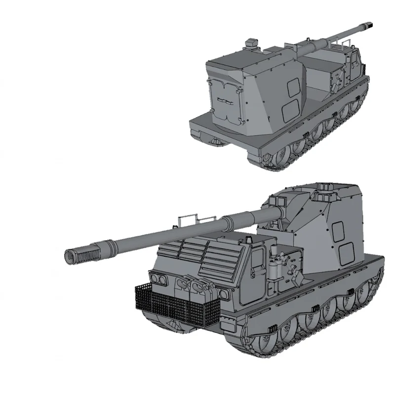 Donar artillerisystem Bundeswehr model til wargaming