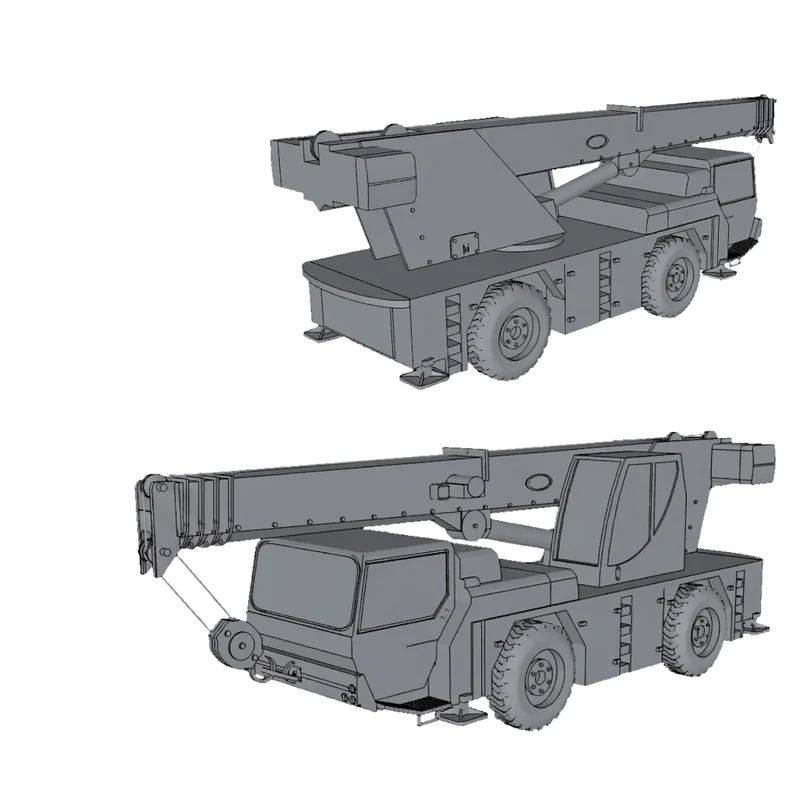 Grue mobile Liebherr LTM 1030 armée allemande