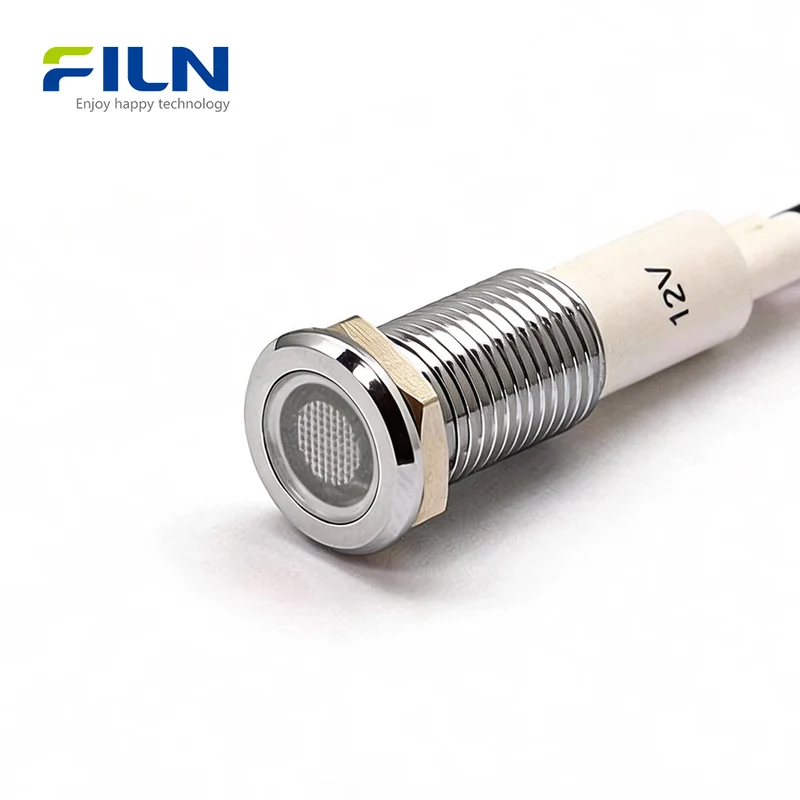 Professional Three-color Indicator Light Series - 8mm to 16mm Metal Signal Lamp