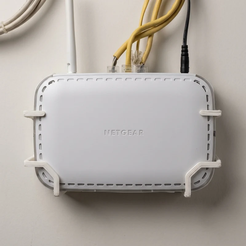 Vægbeslag til access point og router