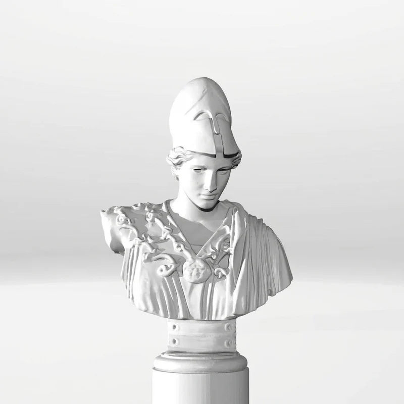 Klassisk buste af Athena af Velletri