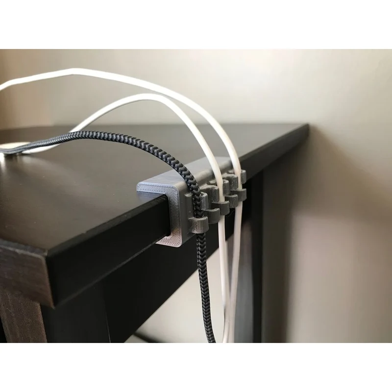 Clip support de câble pour table de nuit et table de chevet