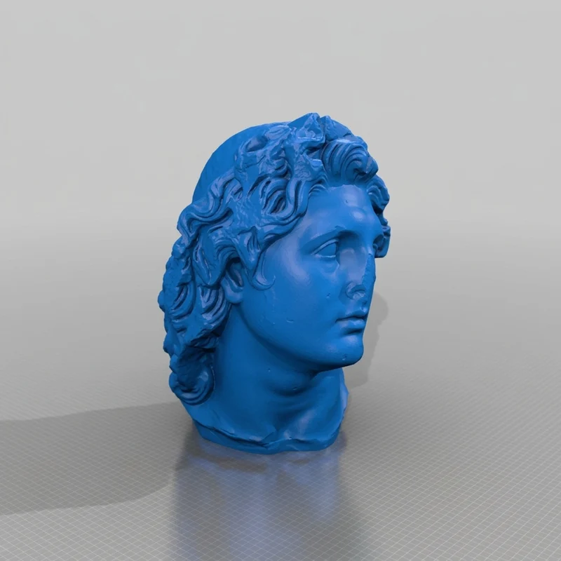 Buste af Alexander den Store som Helios
