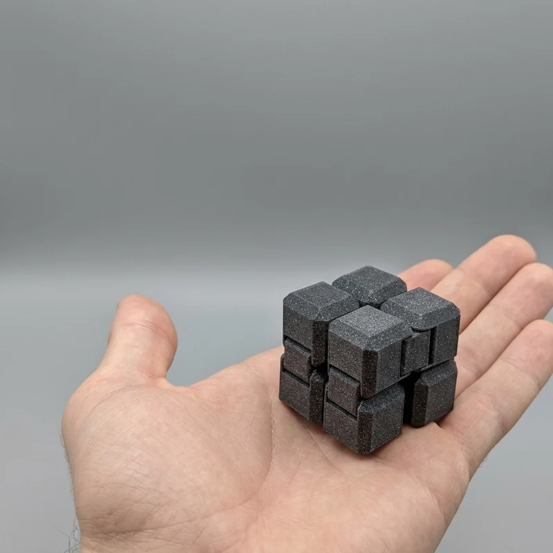 Cube fidget infinity pliable compact