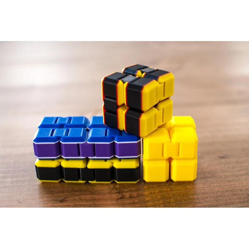 Cube fidget infinity pliable compact