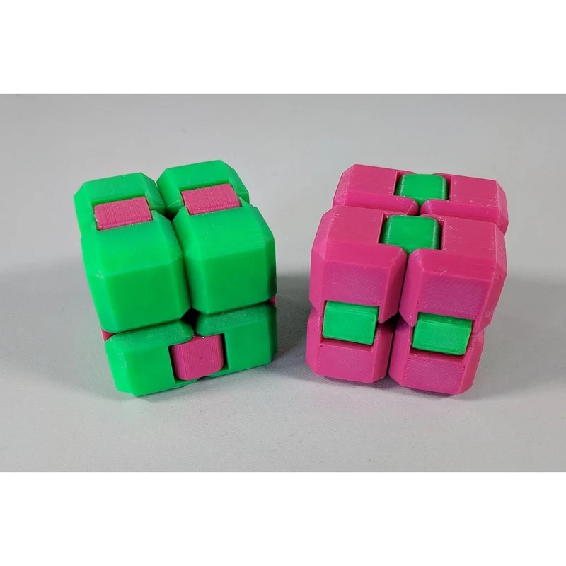 Cube fidget infinity pliable compact