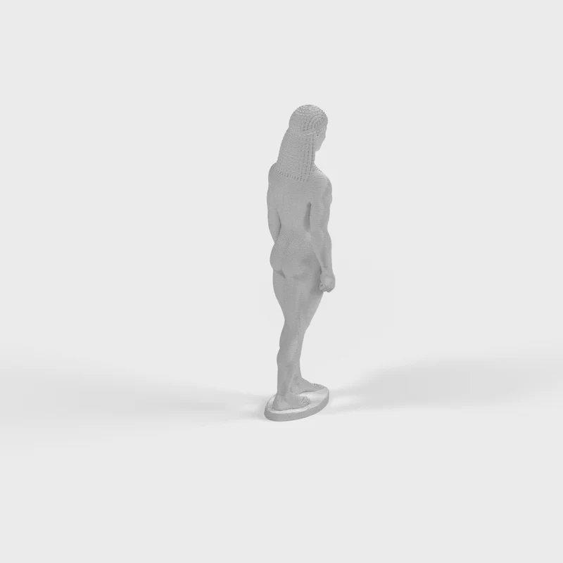 Klassisk græsk Getty Kouros dekorativ statue