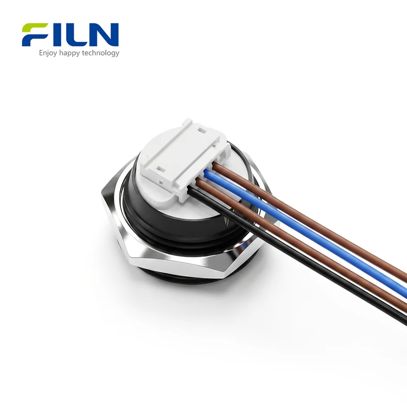 Ultra-thin 12mm Micro Push Button Switch 4-Pin Metal Wire FILN