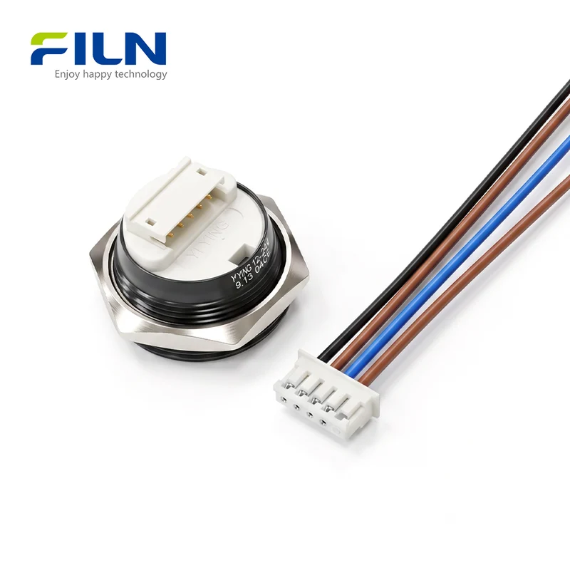 Ultra-thin 12mm Micro Push Button Switch 4-Pin Metal Wire FILN