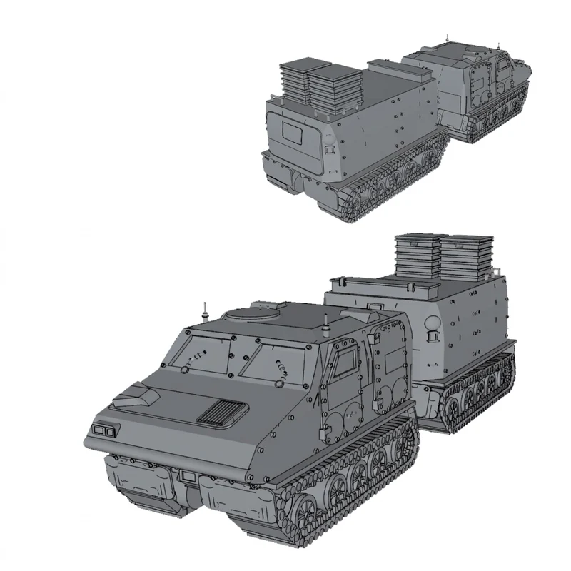 Bv 206S véhicule militaire chenillé tout-terrain suédois