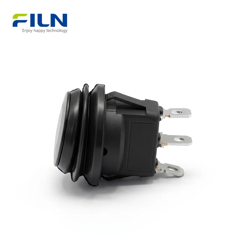 3 Pin Rocker Switch MINI Black No Light ON-OFF-ON Rocker Switch 3-Way Control Nylon PA66 FILN