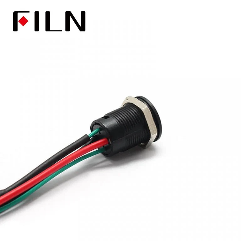 New 12MM Red Custom 12V Push Button Switches