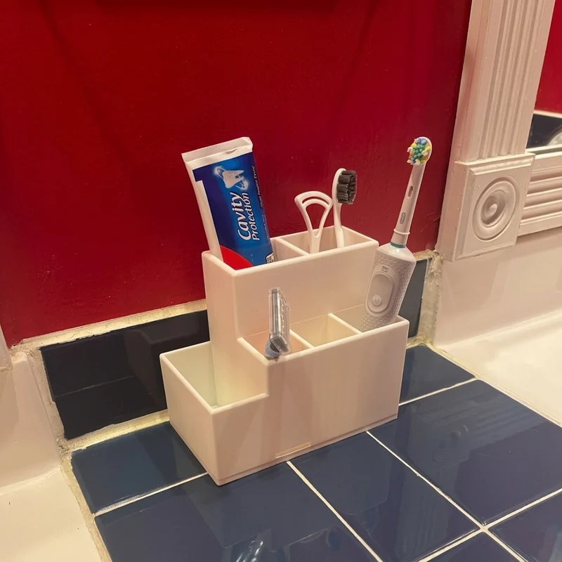 Organisateur fonctionnel pour le rangement dans la salle de bain