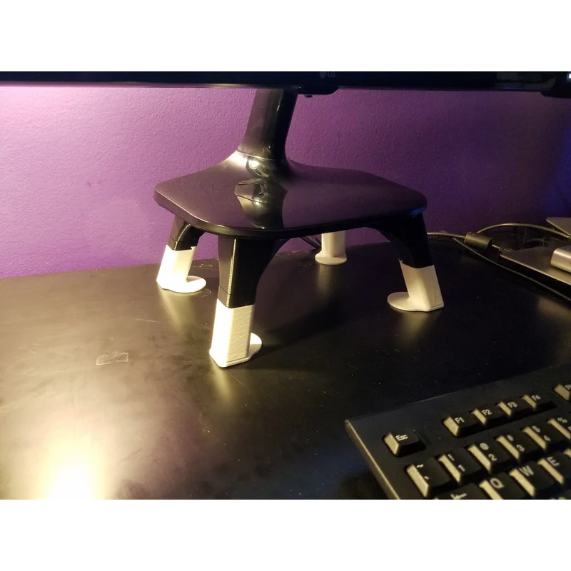 Rehausseur d'écran modulaire et réglable pour bureau