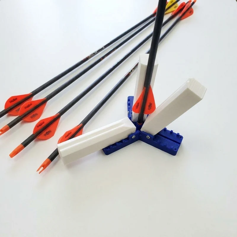 Gabarit d'empennage pour plumes hélicoïdales de 2 pouces