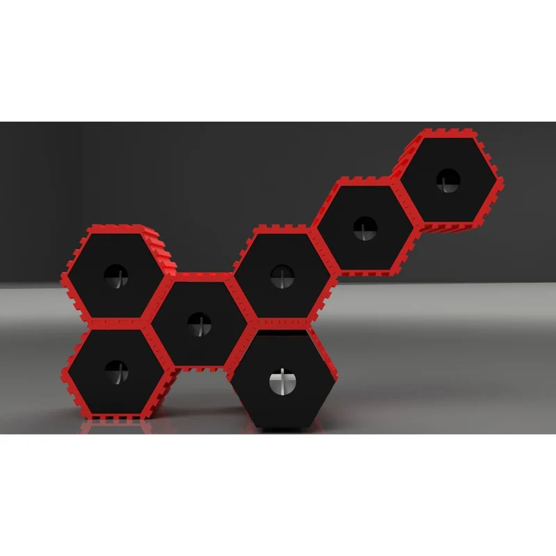 Tiroirs hexagonaux modulaires pour un rangement flexible