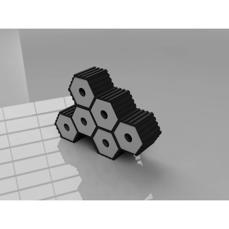 Tiroirs hexagonaux modulaires pour un rangement flexible