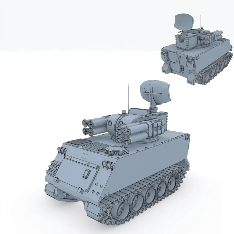 M113 ADATS pansret luftværnskøretøj til tabletop