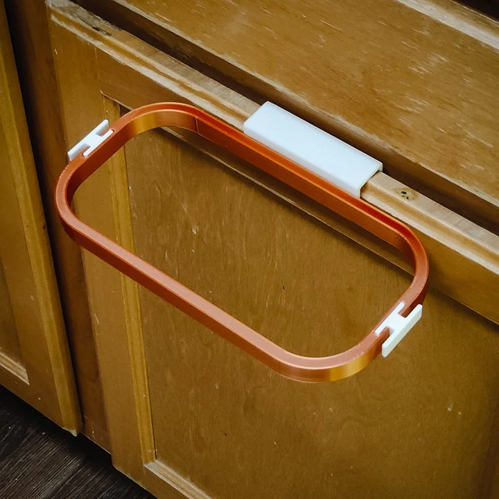 Support de sac poubelle pour porte de placard de cuisine